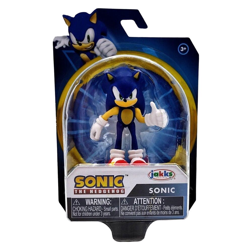 SONIC 2.5 Inch Mini Figure Sonic The Hedgehog Jakks Pacific 40377 Thumb Up SEGA